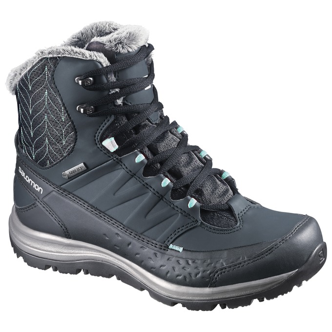 Botas De Invierno Salomon Hombre Azul Marino - Salomon Argentina KAÏNA MID GTX® ,492768-UFN